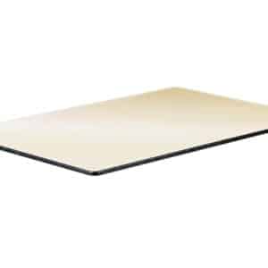 plateau rectangulaire mélaminé sable table collectivité