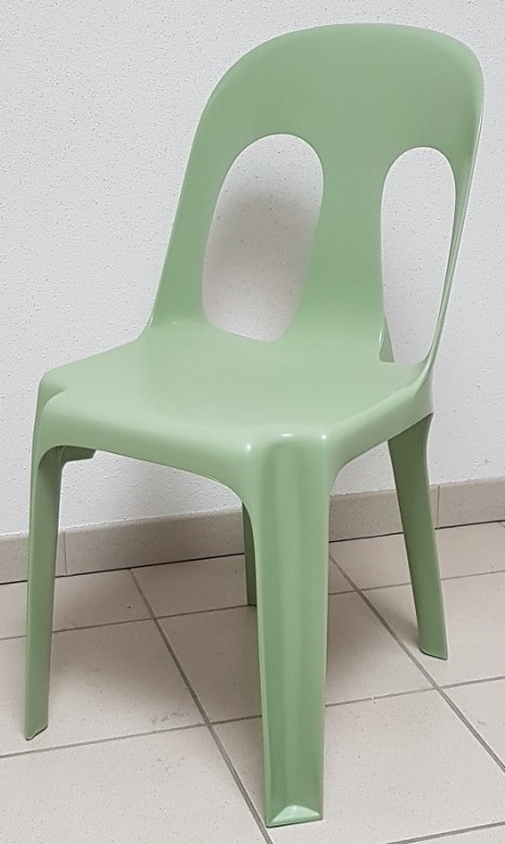 Chaise plastique Sirtaki mobilier collectivite vert amande